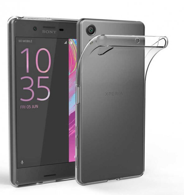 Sony Xperia XA1 Plus Kılıf Şeffaf Süper Silikon Kamera Korumalı - 2