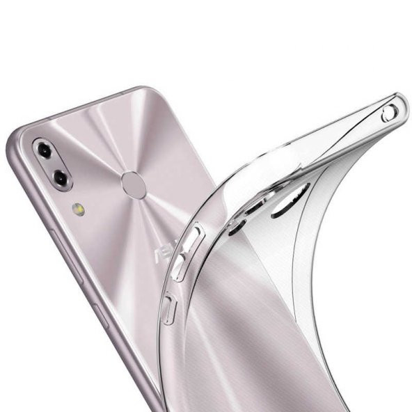 Asus Zenfone 5 ZE620KL Kılıf Şeffaf Süper Silikon Kamera Korumalı Kapak - 4