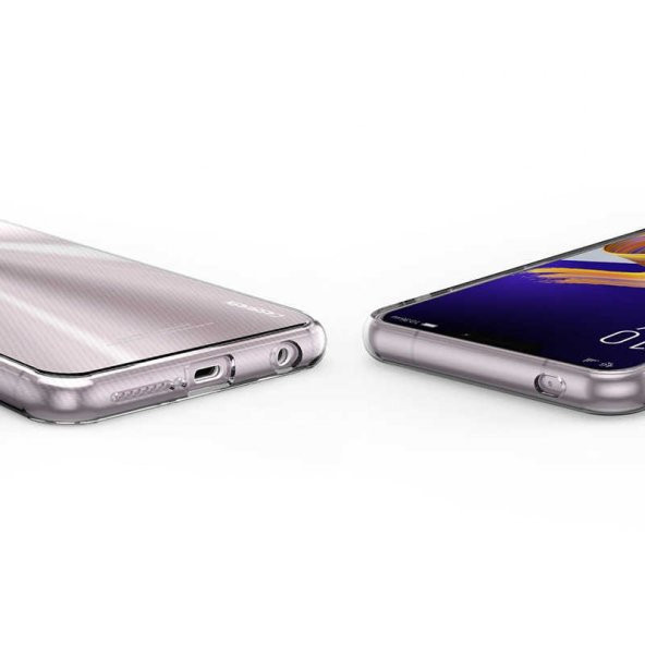 Asus Zenfone 5 ZE620KL Kılıf Şeffaf Süper Silikon Kamera Korumalı Kapak - 6
