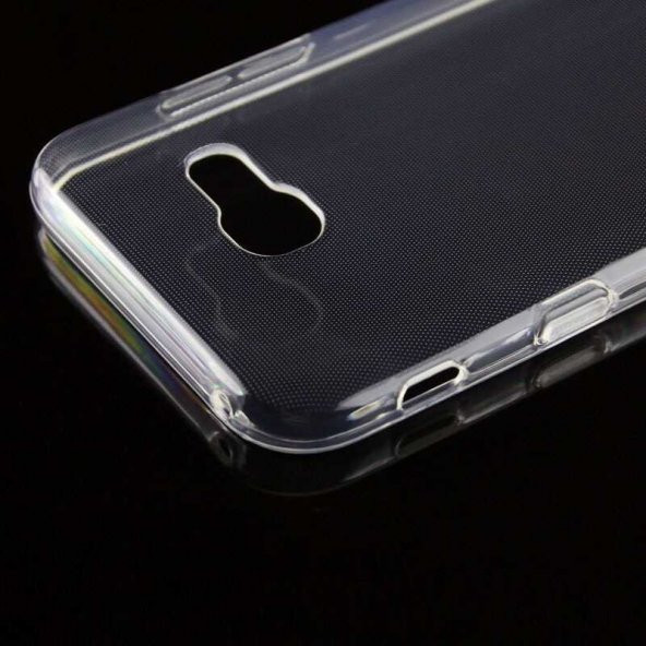 Samsung Galaxy A5 2017 Kılıf Şeffaf Süper Silikon Kamera Korumalı - 8