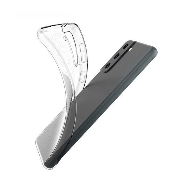 Samsung Galaxy S21 FE Kılıf Şeffaf Süper Silikon Kamera Korumalı - 6