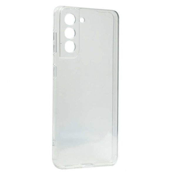 Samsung Galaxy S21 Kılıf Kamera Korumalı Şeffaf Süper Silikon Kapak - 2