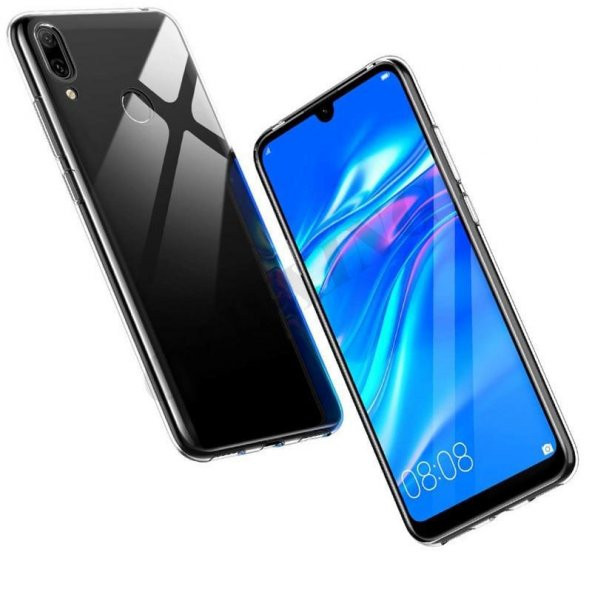 Samsung Galaxy A20 Şeffaf Süper Silikon Kılıf + Esnek Nano Cam - 2