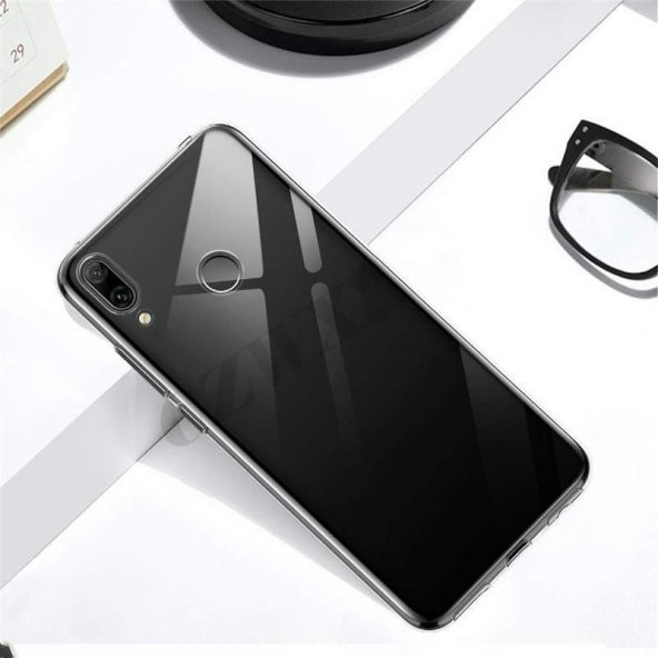 Samsung Galaxy A20 Şeffaf Süper Silikon Kılıf + Esnek Nano Cam - 4