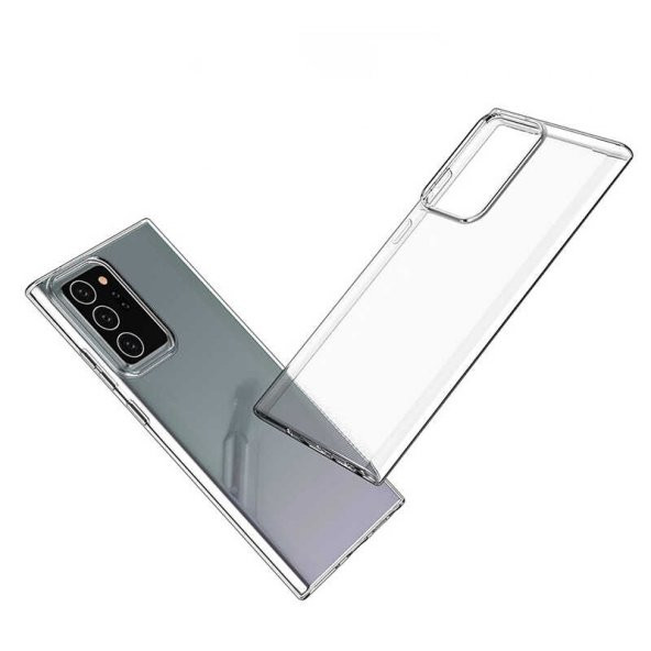 Samsung Galaxy Note 20 Ultra Kılıf Şeffaf Süper Silikon Kamera Korumalı - 7