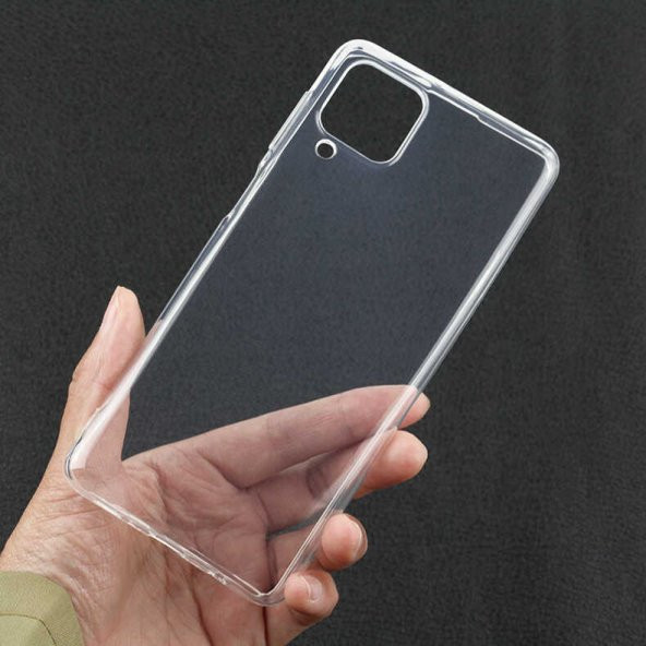Samsung Galaxy A22 4G Kılıf Şeffaf Süper Silikon Kapak - 4