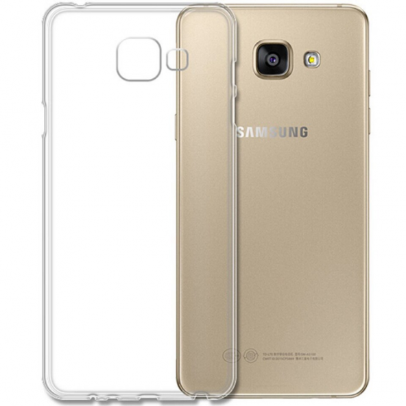 Samsung Galaxy A5 2016 Kılıf Şeffaf Süper Silikon Kamera Korumalı - 2