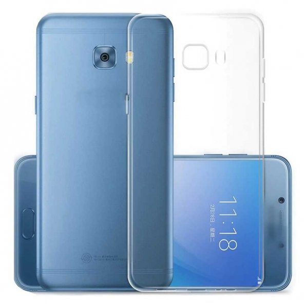 Samsung Galaxy A8 2016 Kılıf Şeffaf Süper Silikon Kamera Korumalı - 5