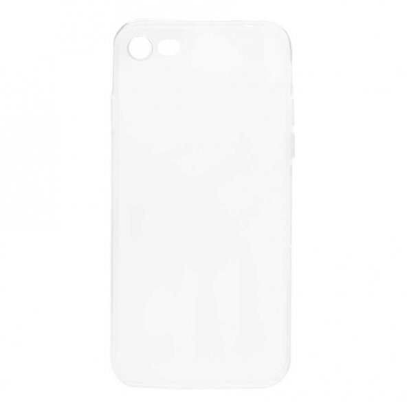 Apple iPhone SE 2022 Kılıf Şeffaf Süper Silikon Kapak - 3