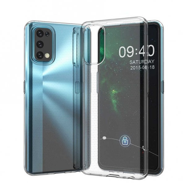 Realme 7 Pro Kılıf Şeffaf Süper Silikon Kapak - 2