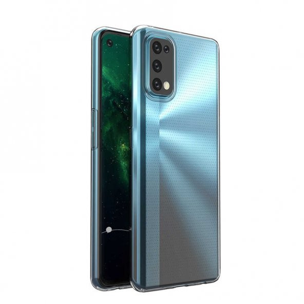 Realme 7 Pro Kılıf Şeffaf Süper Silikon Kapak - 6