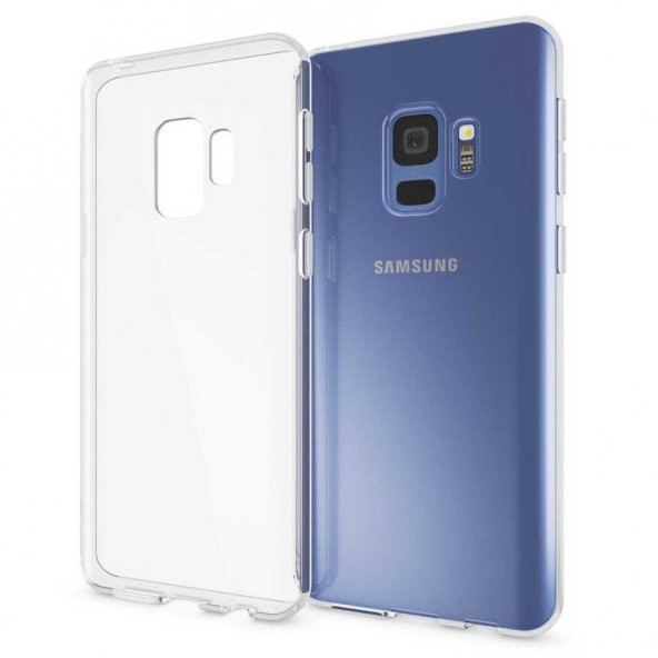Samsung Galaxy S9 Kılıf Şeffaf Süper Silikon Kapak