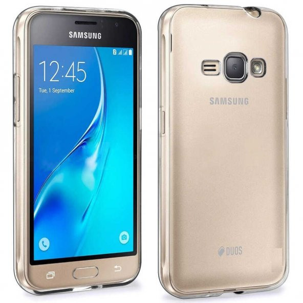 Samsung Galaxy J2 Prime Kılıf Şeffaf Süper Silikon Kamera Korumalı