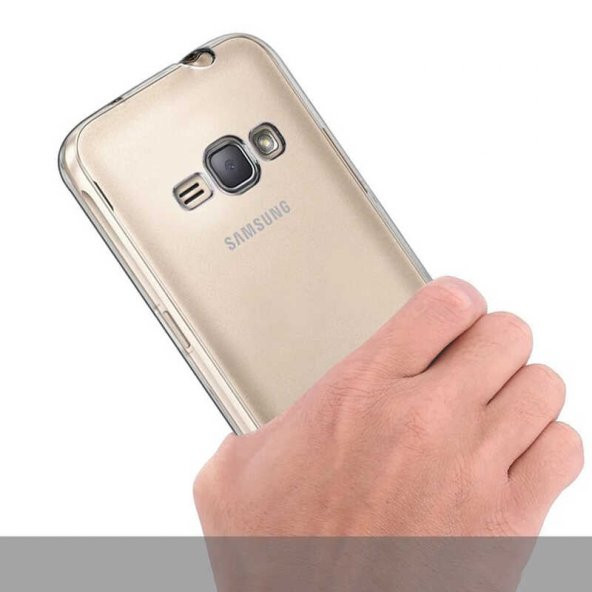 Samsung Galaxy J2 Prime Kılıf Şeffaf Süper Silikon Kamera Korumalı - 3
