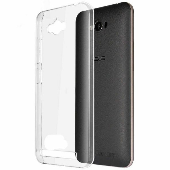 Asus Zenfone Max ZC550KL Kılıf Şeffaf Süper Silikon Kapak - 4