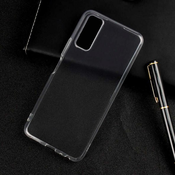 Vivo Y20 Kılıf Şeffaf Süper Silikon Kapak - 11