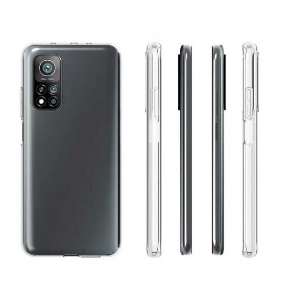 Xiaomi Mi 10T Pro 5G Kılıf Şeffaf Süper Silikon Kapak - 3