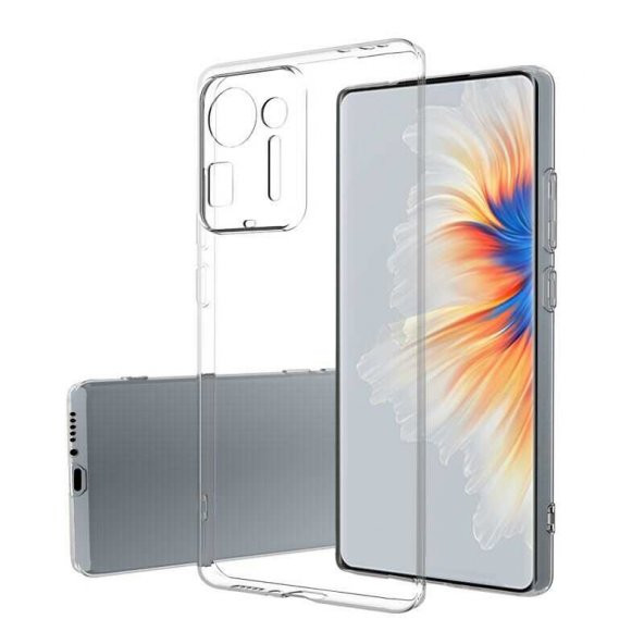 Xiaomi Mi Mix 4 Kılıf Şeffaf Süper Silikon Kapak