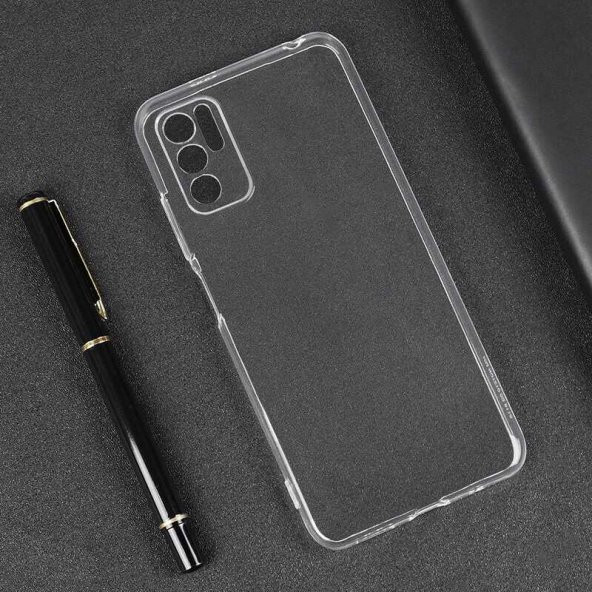 Xiaomi Poco M3 Pro Kılıf Şeffaf Süper Silikon Kapak - 6