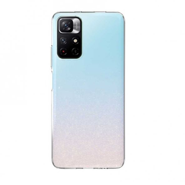 Xiaomi Redmi Note 11 Pro Plus 5G Kılıf Şeffaf Süper Silikon Kapak - 8