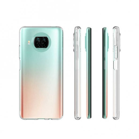 Xiaomi Redmi Note 9 Pro 5G Kılıf Şeffaf Süper Silikon Kapak - 5