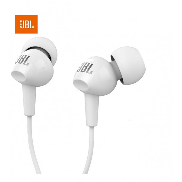 JBL C100SI Mikrofonlu Kulak İçi Kulaklık BEYAZ - 2