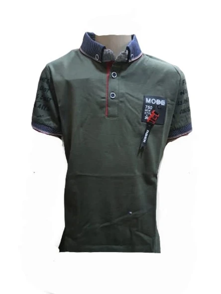 Petitox Çocuk Erkek Polo Yaka Baskılı T-shirt 3023 - 6