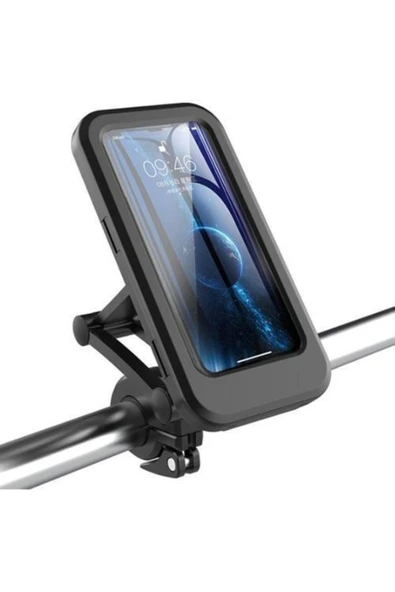 Ayarlanabilir Su Geçirmez Portatif Mıknatıslı Motorsiklet, Bisiklet Telefon Tutucu - 4