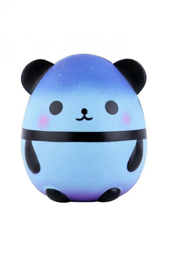 3 Adet Pembe Sevimli Yavaş Yükselen Squishy Panda Oyuncak Çanta Süsü Orta Boy - 4