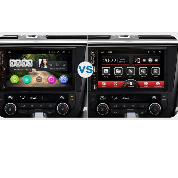 7inc 2Dinc 2+32gb (2gb ram) Full HD Android 12 sürüm  Double Ekran multimedya - 3