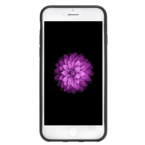 Apple iPhone 7-8-SE Uyumlu Deri Arka Kapak Mercan