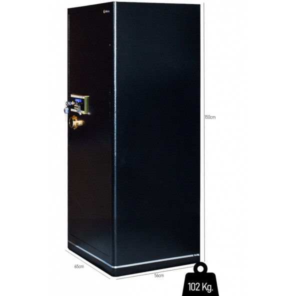 MÜHLEN Grand Safe 150H Büyük Boy Şifreli ve Alarmlı Çelik Kasa Tek Parça / Yekpare - 3