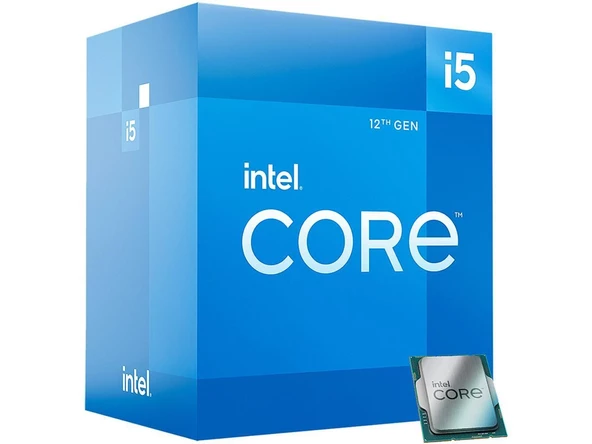 INTEL i5 12400 4.4GHz 6 Çekirdekli 18MB LGA1700 10nm İşlemci BX8071512400