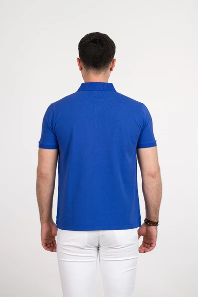 TAŞ YIKAMA REGULAR FİT LACOST KUMAŞ POLO YAKA PAMUKLU ERKEK T-SHİRT - 9