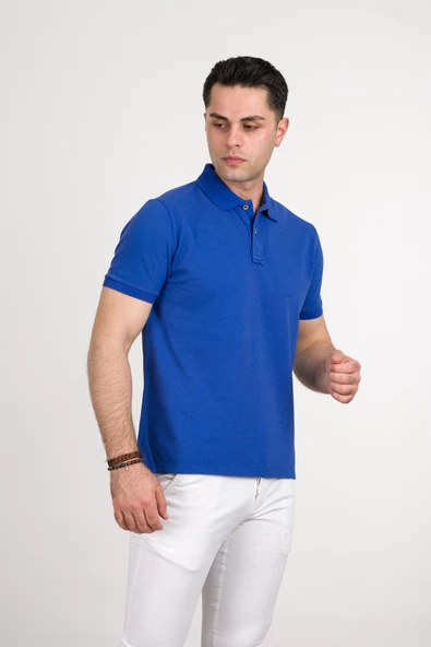 TAŞ YIKAMA REGULAR FİT LACOST KUMAŞ POLO YAKA PAMUKLU ERKEK T-SHİRT - 8