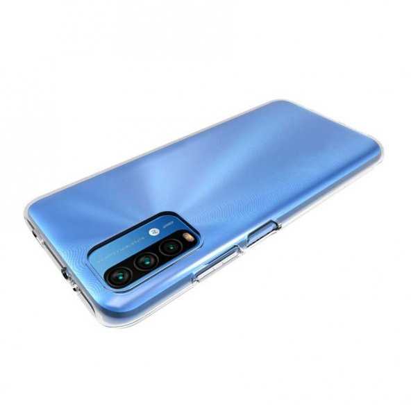 Xiaomi Redmi 9T Kılıf Şeffaf Süper Silikon Kapak - 8
