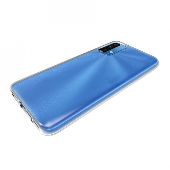 Xiaomi Redmi 9T Kılıf Şeffaf Süper Silikon Kapak - 9
