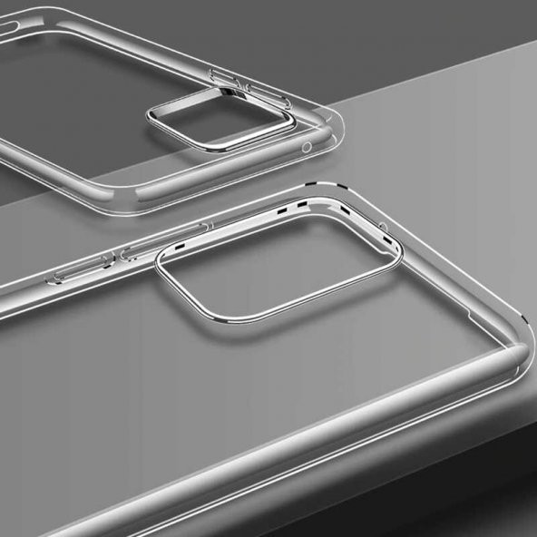 Huawei P40 Kılıf Şeffaf Süper Silikon Kapak - 4