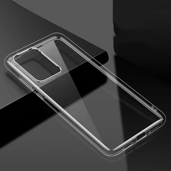 Huawei P40 Kılıf Şeffaf Süper Silikon Kapak - 5