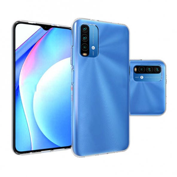 Xiaomi Redmi Note 9 4G Kılıf Şeffaf Süper Silikon Kapak - 7