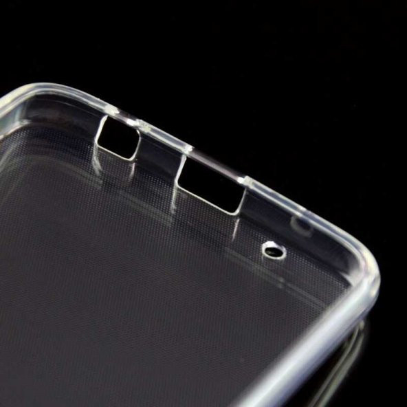 Lenovo Moto Z Play Kılıf Şeffaf Süper Silikon Kapak - 4