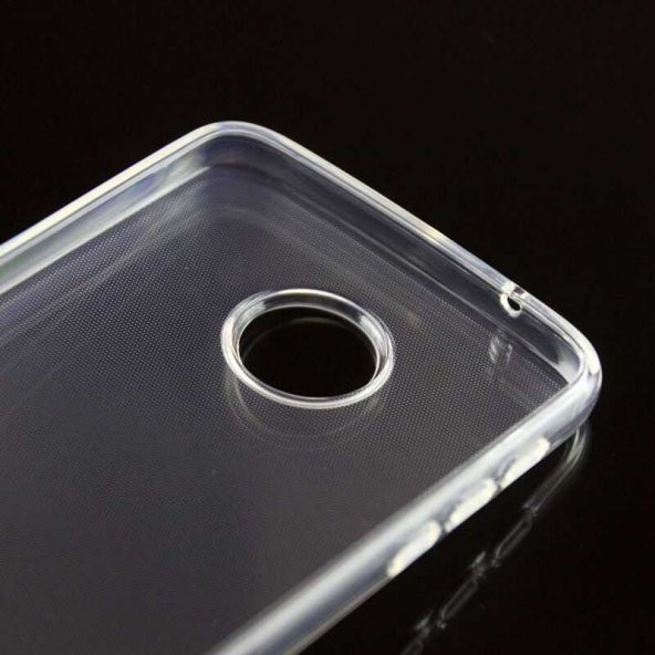 Lenovo Moto Z Play Kılıf Şeffaf Süper Silikon Kapak - 6