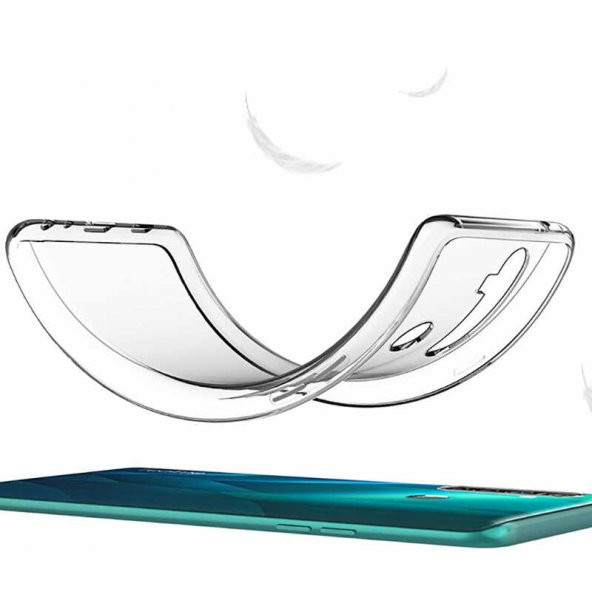 Realme 6 Kılıf Şeffaf Süper Silikon Kapak - 2