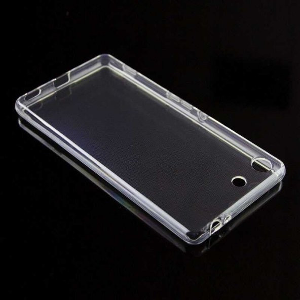 Sony Xperia M5 Kılıf Şeffaf Süper Silikon Kapak - 3