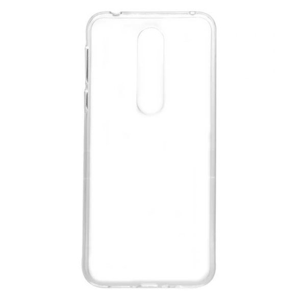 Nokia 7.1 Kılıf Şeffaf Süper Silikon Kapak - 4