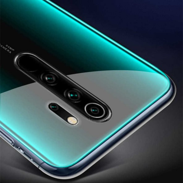 Xiaomi Redmi Note 8 Pro Kılıf Şeffaf Süper Silikon Kapak - 3