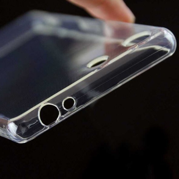 Sony Xperia M5 Kılıf Şeffaf Süper Silikon Kapak - 4