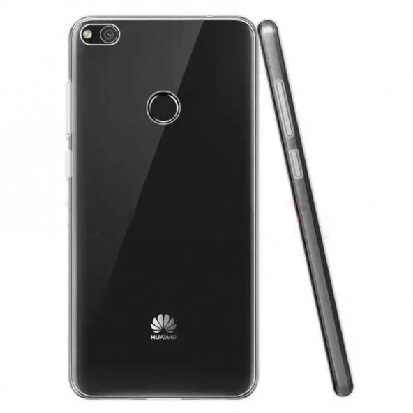 Huawei P8 Lite Kılıf Şeffaf Süper Silikon Kapak - 2