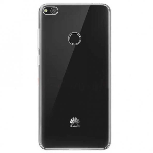 Huawei P8 Lite Kılıf Şeffaf Süper Silikon Kapak - 3