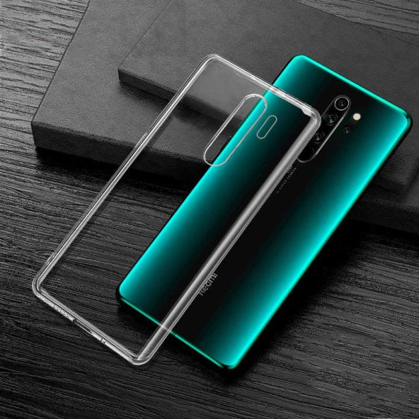 Xiaomi Redmi Note 8 Pro Kılıf Şeffaf Süper Silikon Kapak - 5